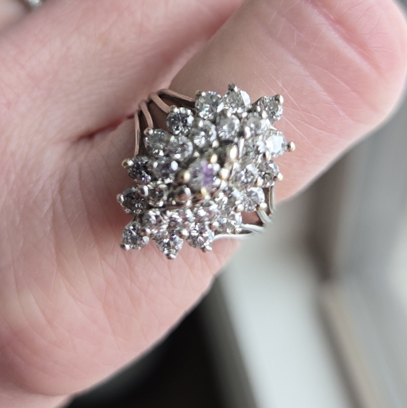 Diamond Cocktail Ring - Picture 8 of 10